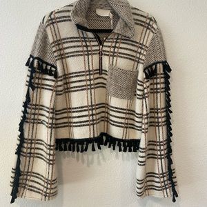 The Jetset Diaries half zip sweater NWT